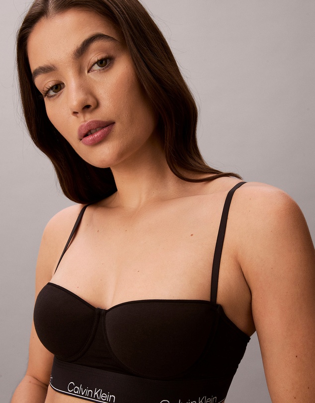 Calvin Klein - Icon Cotton Modal Lightly Lined Balconette Longline Bra
