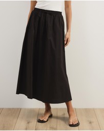 Atmos&Here - Caitlin Cotton Midi Skirt