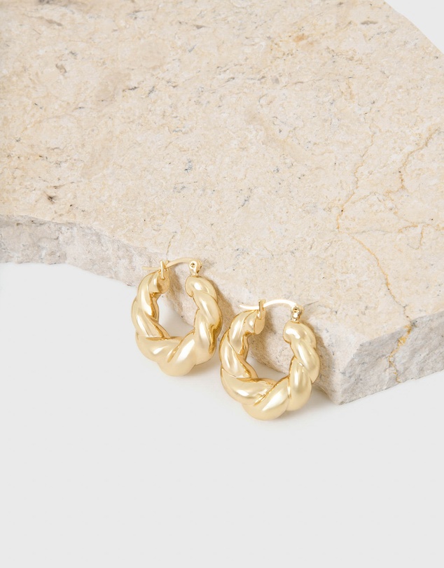 Forcast - Elle 16k Gold Plated Earrings