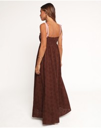 Petal & Pup - Odessa Maxi Dress - Brown