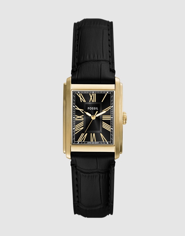Fossil - Carraway Black Analogue Watch