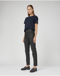 DRICOPER DENIM - Mika Coated Denim Straight Leg Jeans