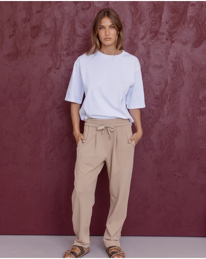 ALEXANDRA - Demi Pants Beige