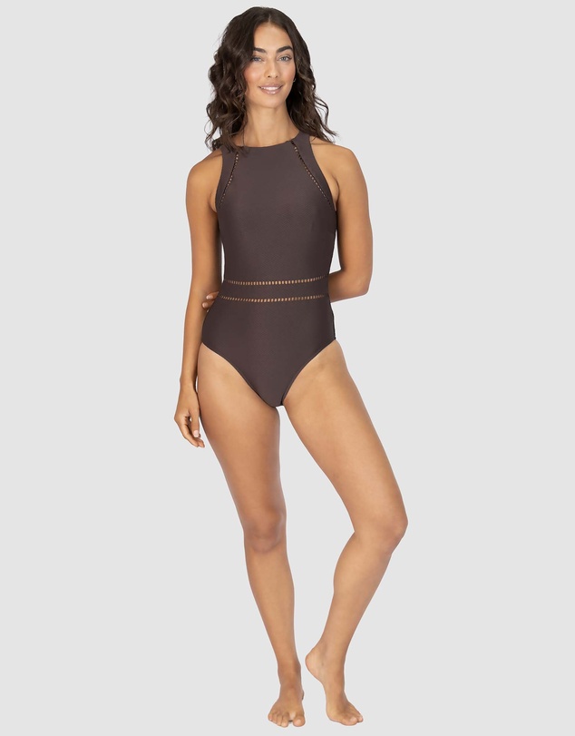 Baku Swimwear - Rococco High Neck One Piece Swimsuit
