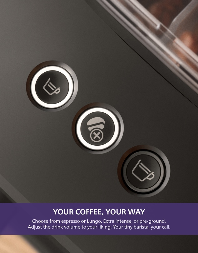 Philips - Baristina Espresso Machine Silhouette Black