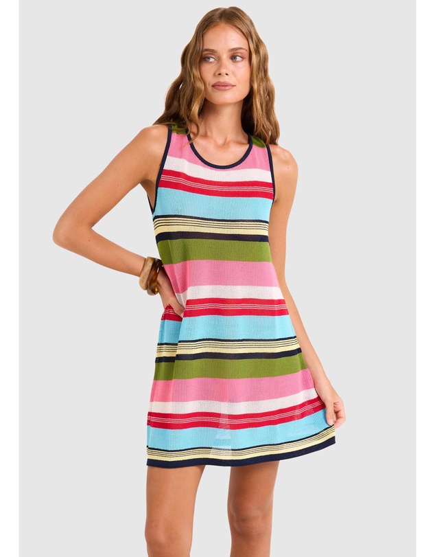 Subtitled - Alicante Stripes Knit Mini Dress