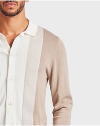 Academy Brand - Jackson Stripe LS Polo
