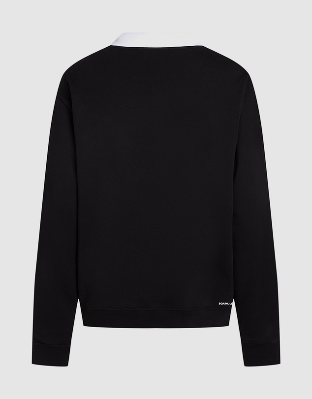 Karl Lagerfeld - Ikon Collar Sweatshirt