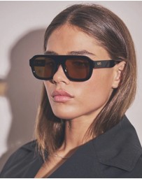 Soda Shades - Rozalia Russia x Soda Shades - Shade 004 Black Brown