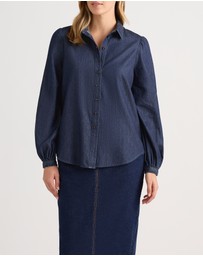 David Lawrence - Ellena Chambray Blouse