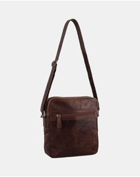 Pierre Cardin - Pierre Cardin Rustic Leather iPad Bag