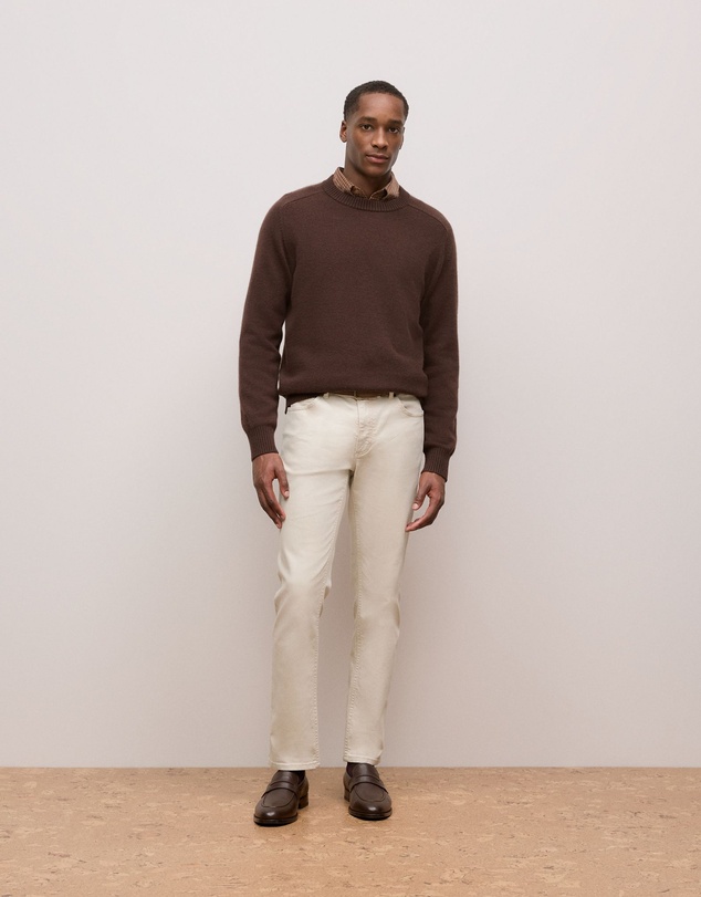 Trenery - Cashmere Crew Pullover in Espresso