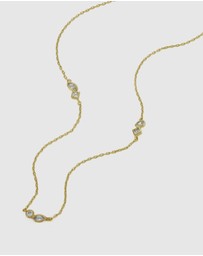 Fossil - Ellis Toi Et Moi Gold-Tone Necklace
