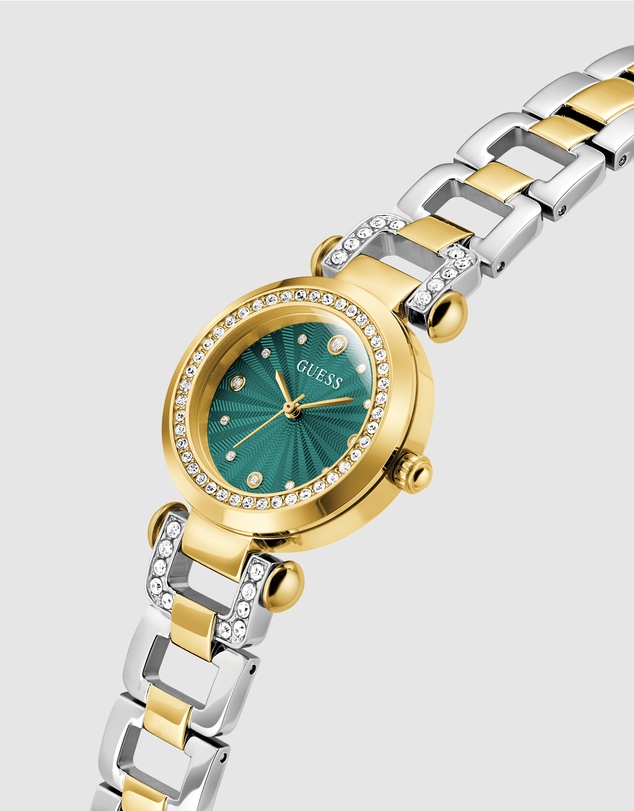 GUESS - GUESS Ladies 2-Tone Gold Tone Analogue Watch