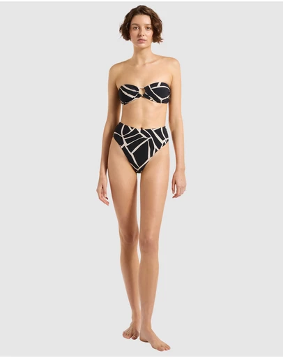 JETS - Bonita High Waist High Leg Bikini Bottom