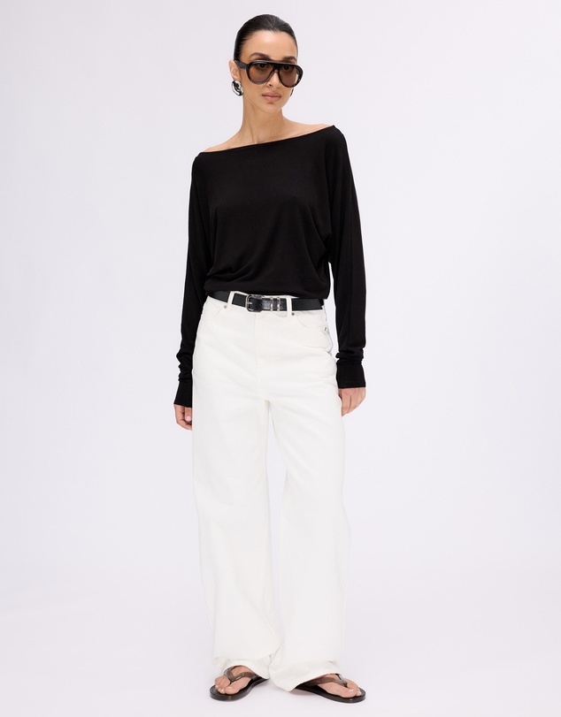 Minima Esenciales - Tia Bat Wing Long Sleeve Top