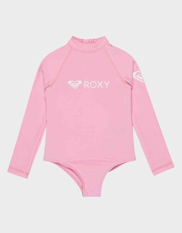 Roxy - Girls 2 to 7 Heater Long Sleeve One Piece Rash Vest