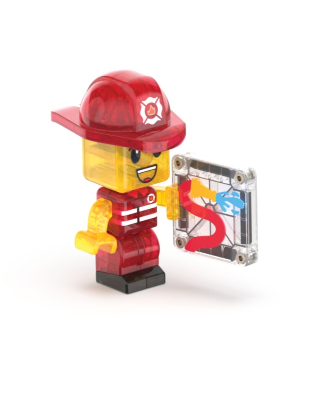 Magna-Tiles - MAGNA-TILES - Fire Station - 50 Piece