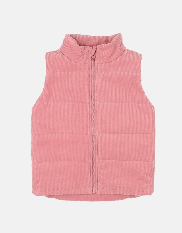 Fox & Finch - Wild Garden Quilted Zip Up Vest - Kids