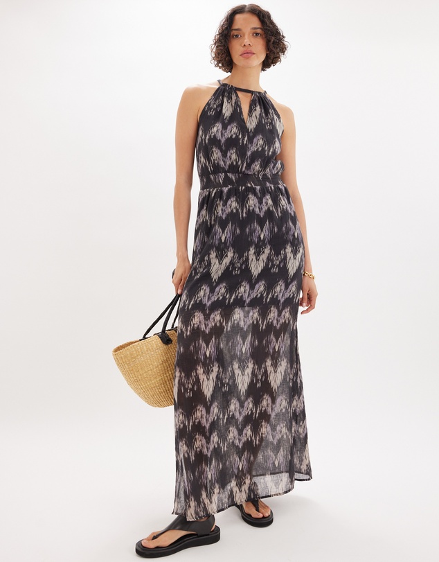 Amelius - Noreen Halter Maxi Dress