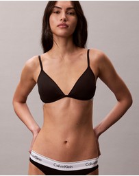 Calvin Klein - Icon Cotton Modal Lightly Lined Plunge Bra