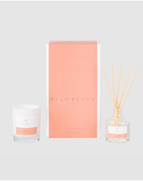 Palm Beach Collection - Summer Peach Mini Candle & Diffuser Gift Pack