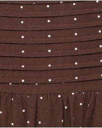 Petal & Pup - Mischa Maxi Dress - Brown Polka Dot