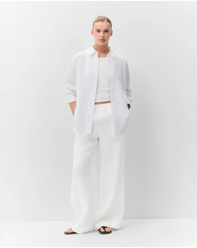 UNISON - Essential Linen Wide Leg Pant
