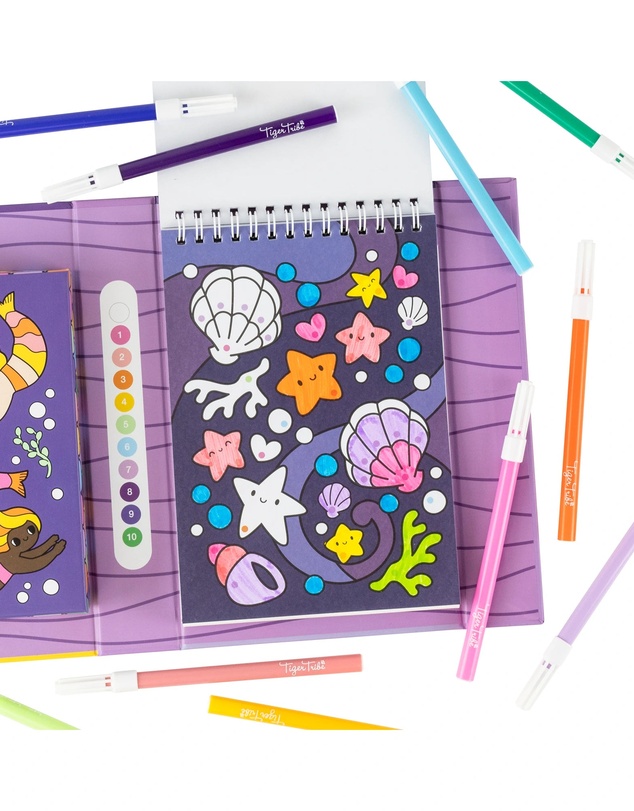 Tiger Tribe - Colour by Numbers Mermaids and Friends