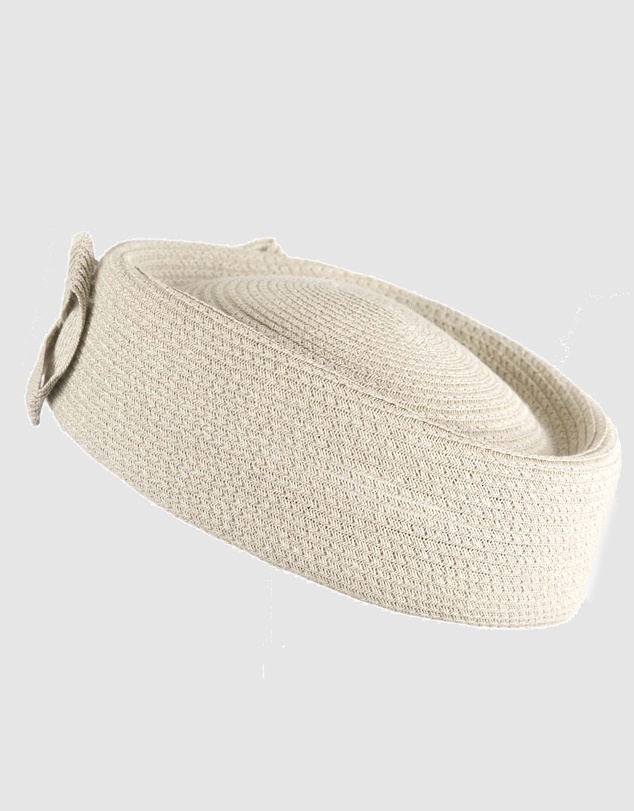 Max Alexander - Silver Braid Pillbox Hat