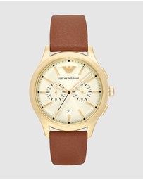 Emporio Armani - Brown Chronograph Watch