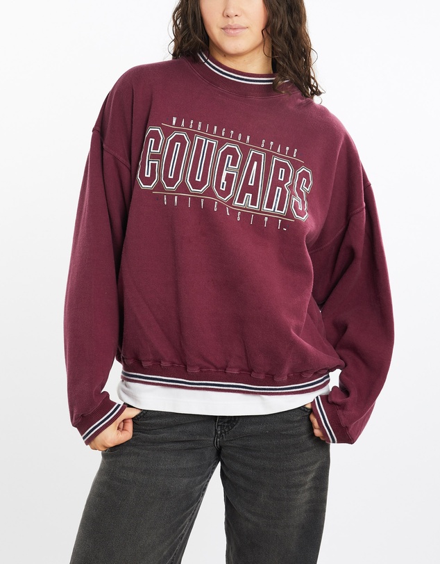 Vintage by The Real Deal - Pre Loved - Vintage 90s NCAA Washington State Cougars Sweatshirt