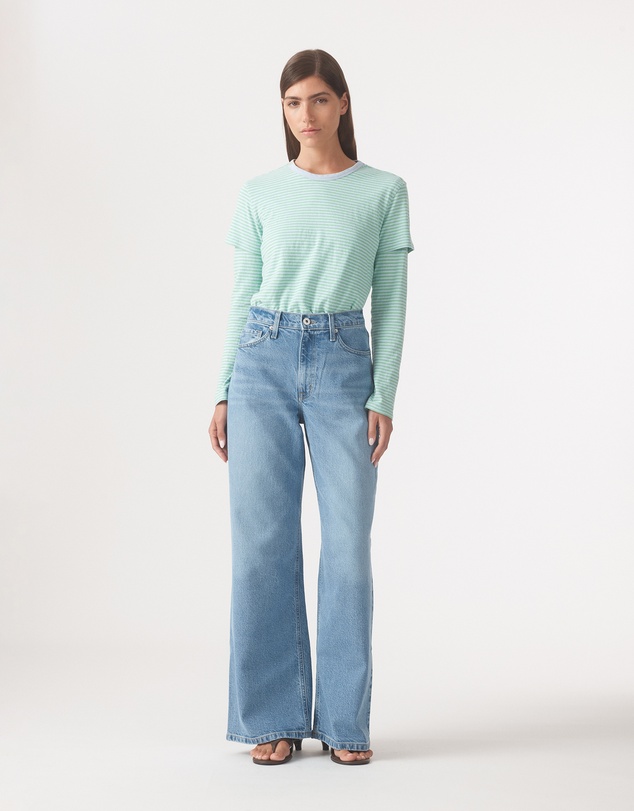 Outland Denim - Ellie High Wide Jeans