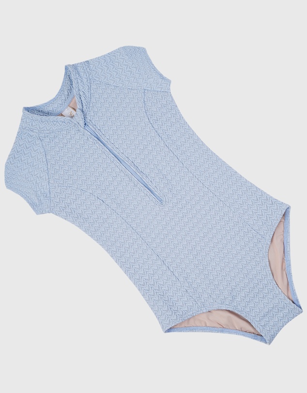 Aqua Blu Kids - Stepping Stones Cap Sleeve One Piece - Kids