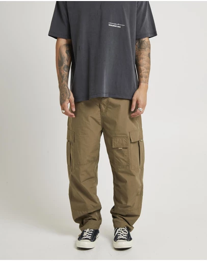 Black Noise White Rain - Globe Multi Cargo Pants