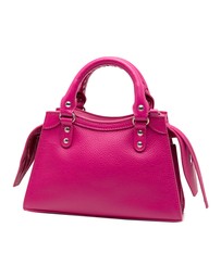 Pre-Loved by Azura Reborn - Pre-Loved Mini Grained Calfskin Motocross Neo Classic City Satchel