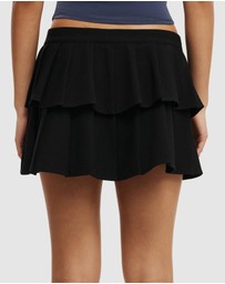 Cotton On - Luis Double Pleated Mini Skirt