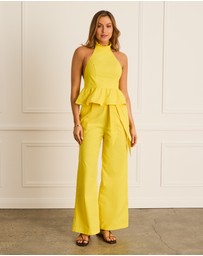 Heaven Australia - Citron Halter Neck Top