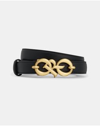 Oroton - Olivia 20mm Logo Belt