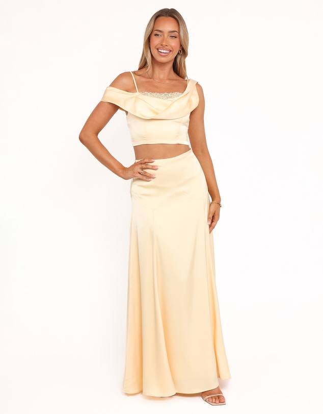 Petal & Pup - Marylin Skirt Set - Butter Yellow