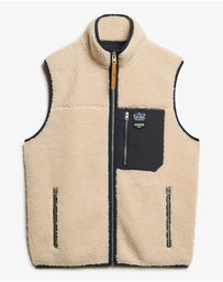 Superdry - Vintage Retro Fleece Gilet