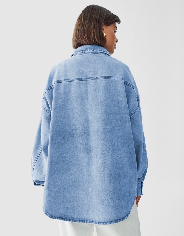 The Fated - Val Oversized Denim Shacket
