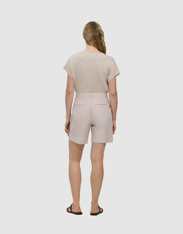Trenery - Yarn Dyed Stretch Cotton Tailored Short