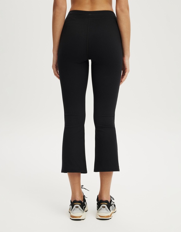 Cotton On Body Active - Ultra Soft Tie Front Cropped Kick Flare