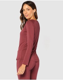 Bamboo Body - Long Sleeve Henley Top