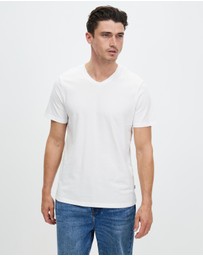 Staple Superior - 3-Pack Organic Basic V Neck Tee
