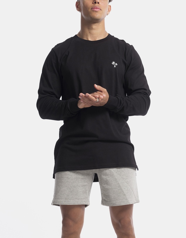 Vacancy Co - Palm Embroidery Long Sleeve Tee