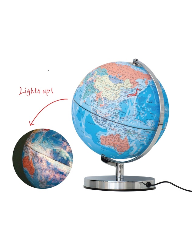 Wonderstuff - Explorer Globe with Touch Sensor Light 25cm