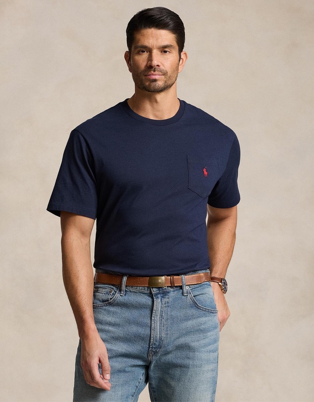 Polo Ralph Lauren - ICONIC EXCLUSIVE - Big & Tall Jersey Pocket T-Shirt