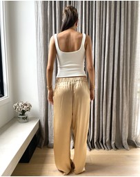 SILK MAGNOLIA - 100% Silk Pants